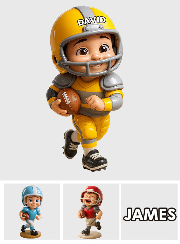 Game Day - Personalized Football Custom Shaped Acrylic Plaque