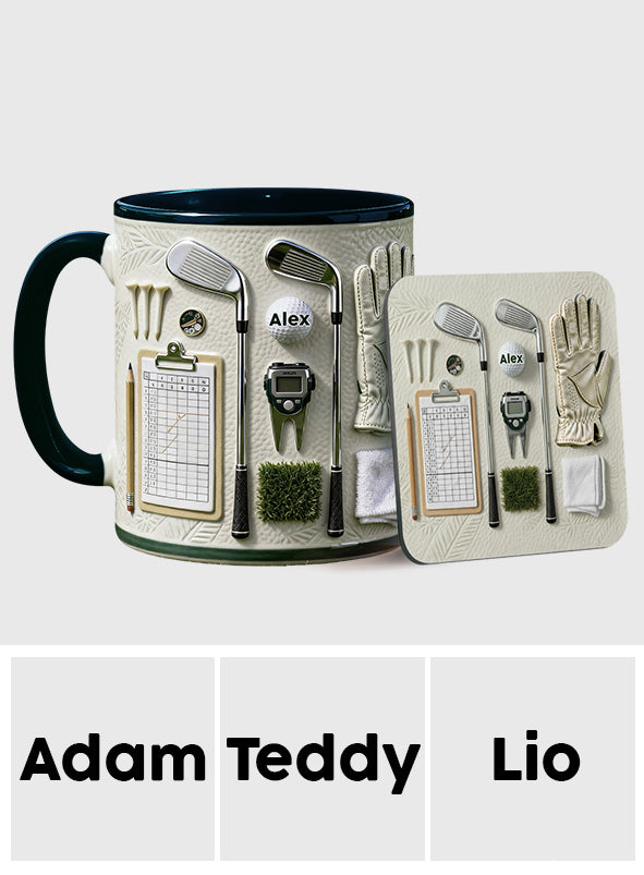 Live Love Golf - Personalized Golf Accent Mug