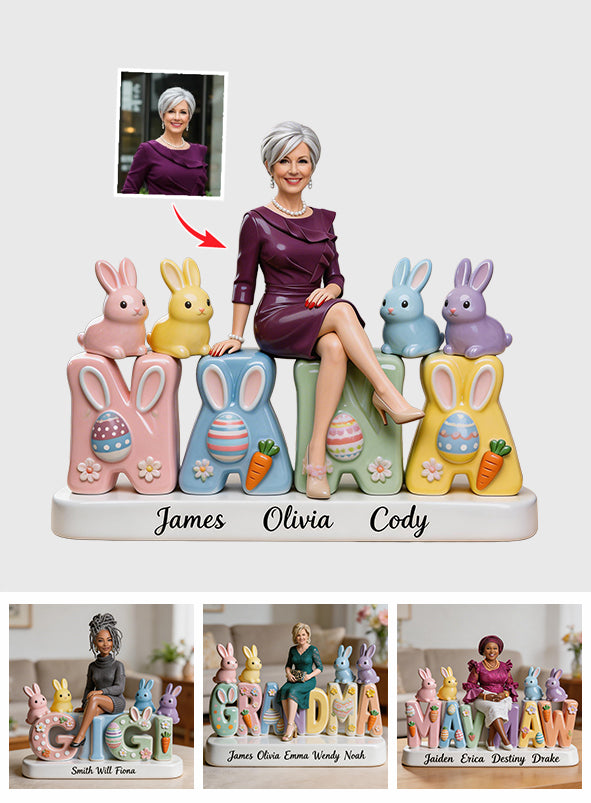 Custom Any Title Perfect Gift For Mom, Grandma - Personalized Grandma Custom Shaped Acrylic Plaque