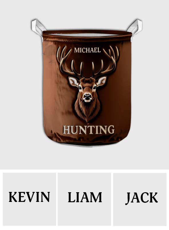 Perfect Gift For Hunting Lovers - Personalized Hunting Storage Basket