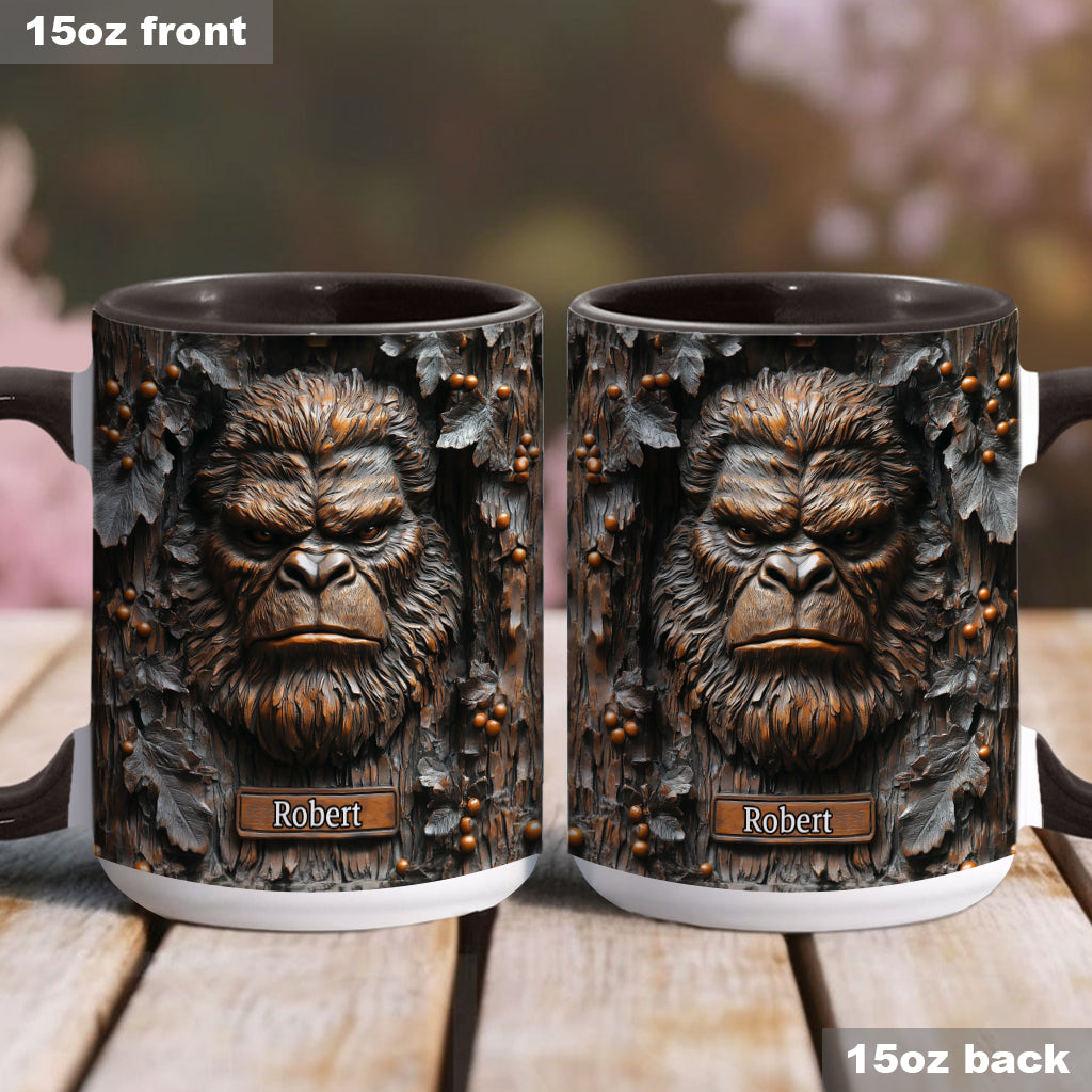 Sasquatch - Personalized Camping Accent Mug