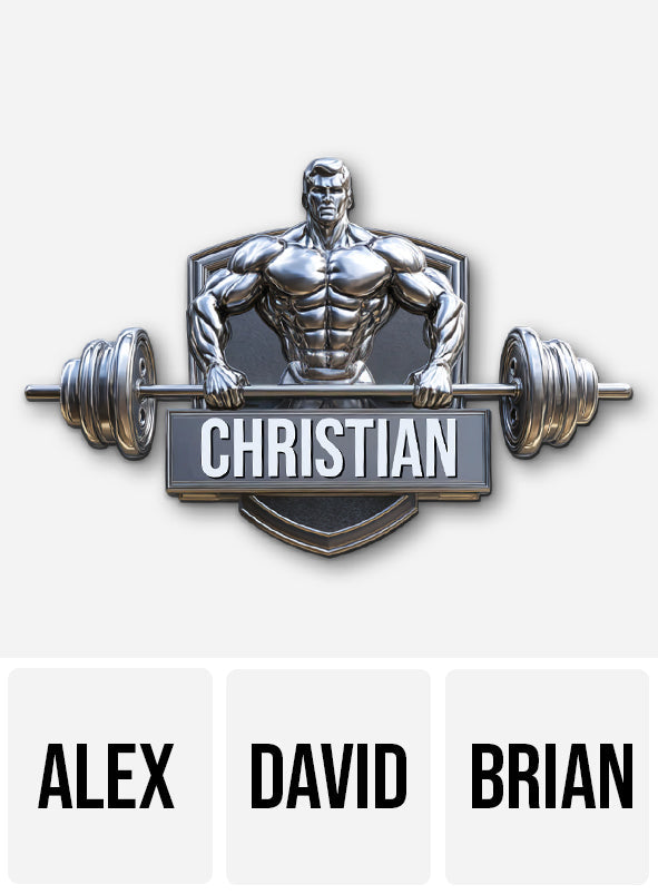 Installing Muscles - Personalized Fitness Magnet