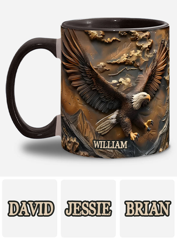 Adler - Personalisierte Tasse mit Weißkopfseeadler-Motiv