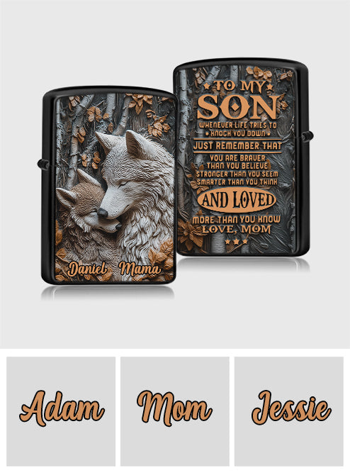 You Are Braver Than You Believe - Personalized Family Lighter