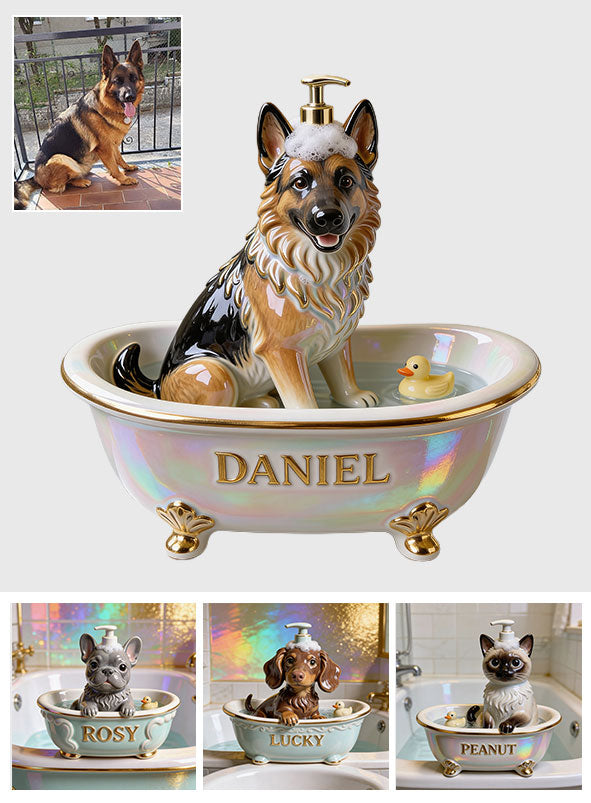 Custom Any Pet Photo - Personalized Dog Soap Dispenser