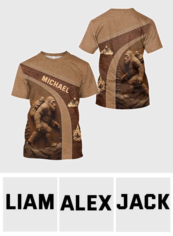 Sasquatch - Personalisiertes Wandershirt