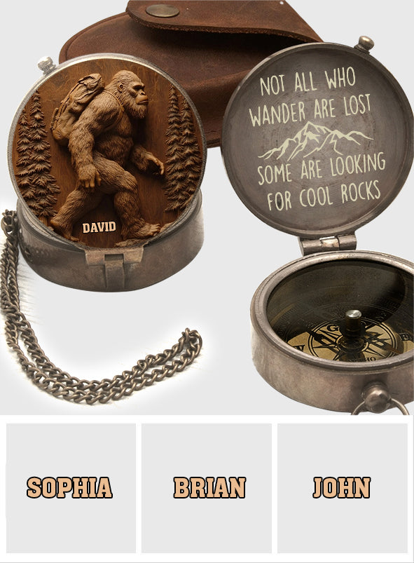 Adventure Is Out There - Personalized Hiking Compass