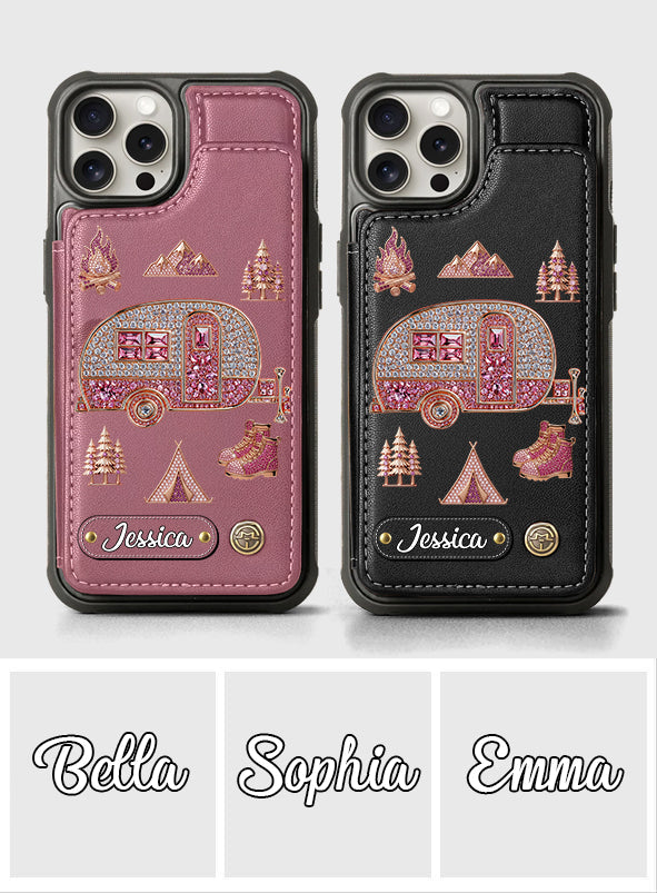Love Camping - Personalized Camping Wallet Phone Case