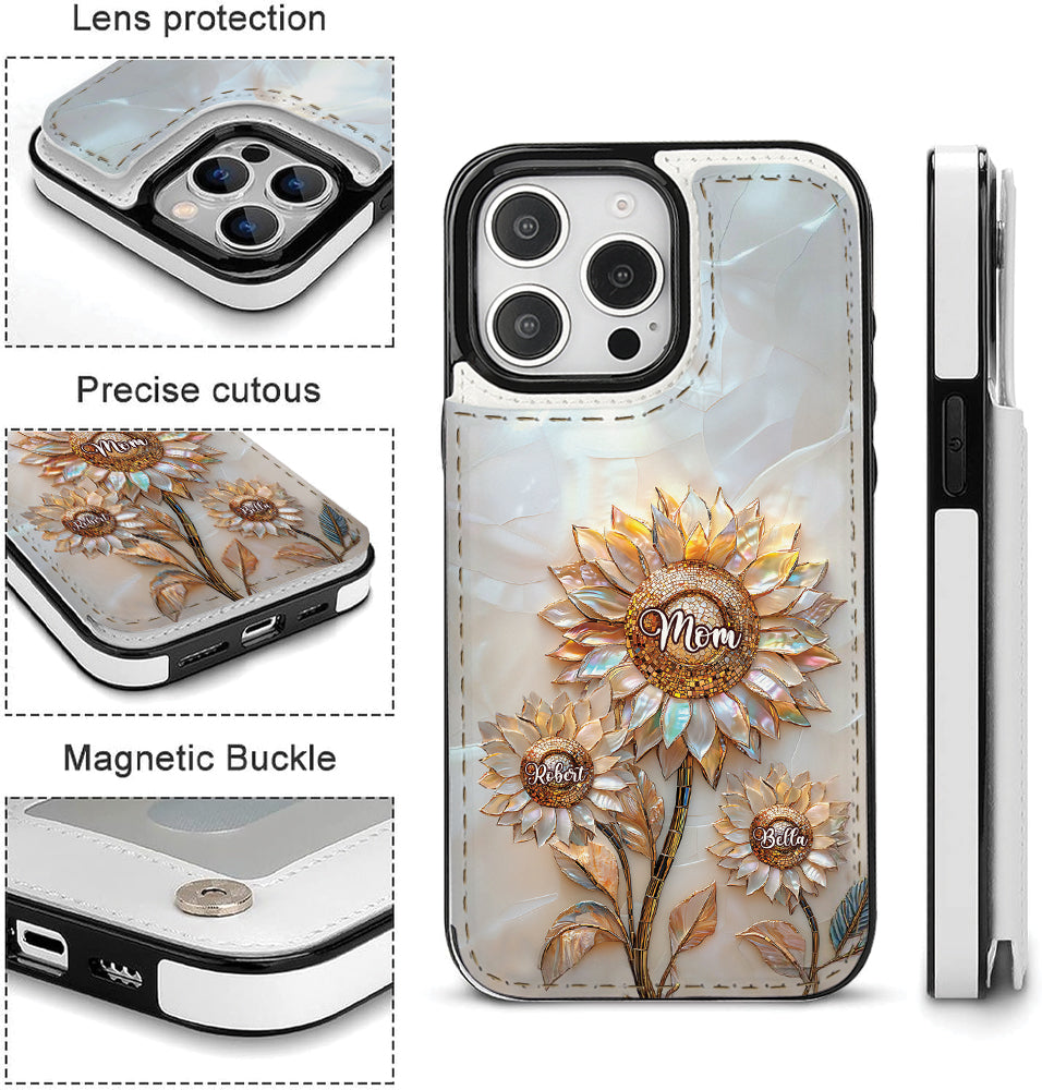 Happy Mother's Day - Personalized Mother Foldable Wallet Phone Case