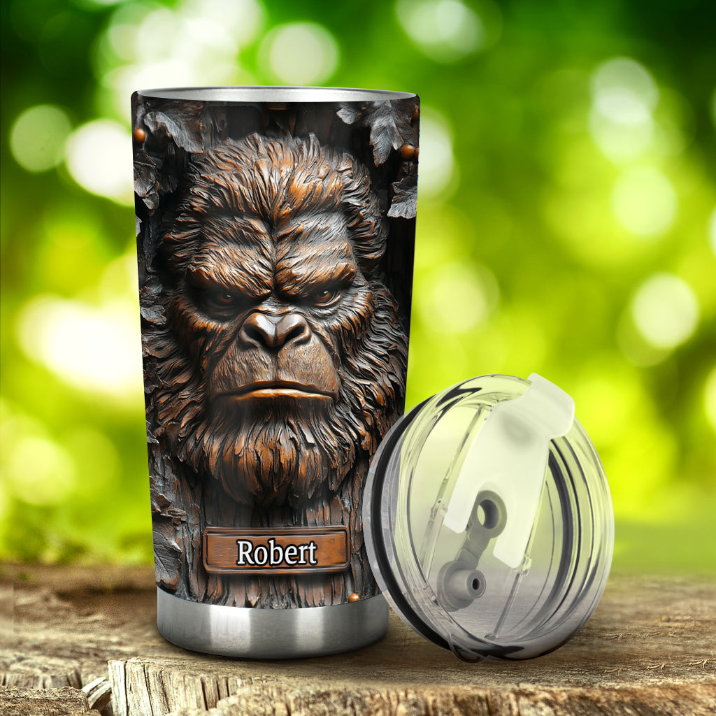 Sasquatch - Personalized Camping Tumbler