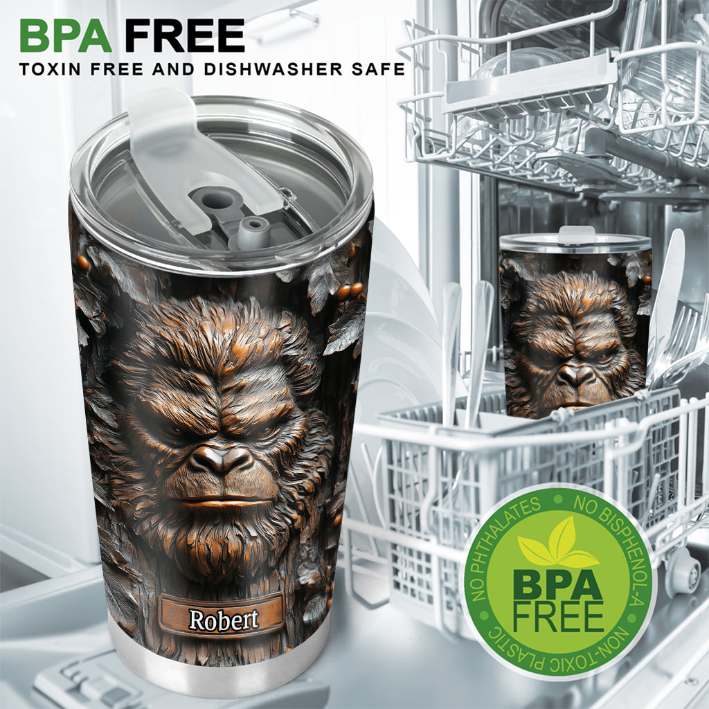 Sasquatch - Personalized Camping Tumbler