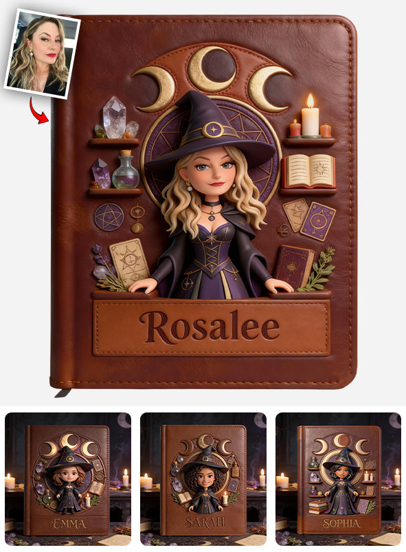 Magical Witch - Personalized Witch Leather Journal