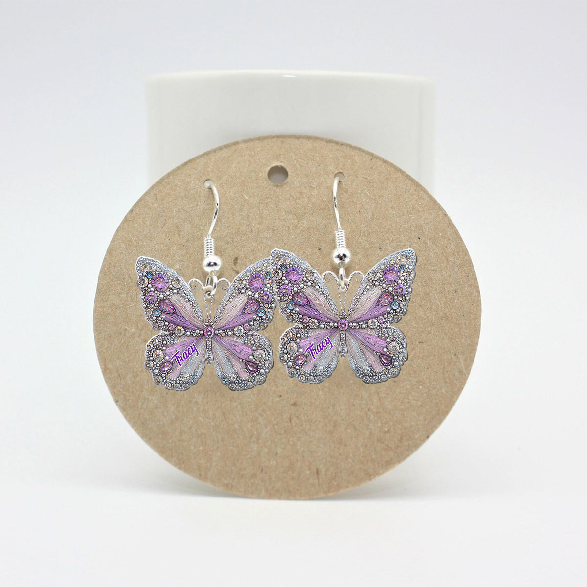 Beautiful Butterfly - Personalized Butterfly Earrings