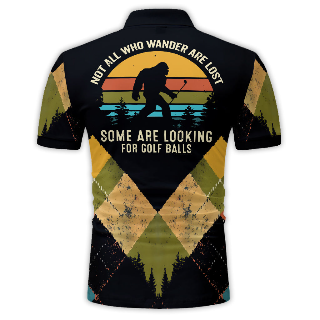 Looking For Golf Balls - Personalized Golf Polo Shirt