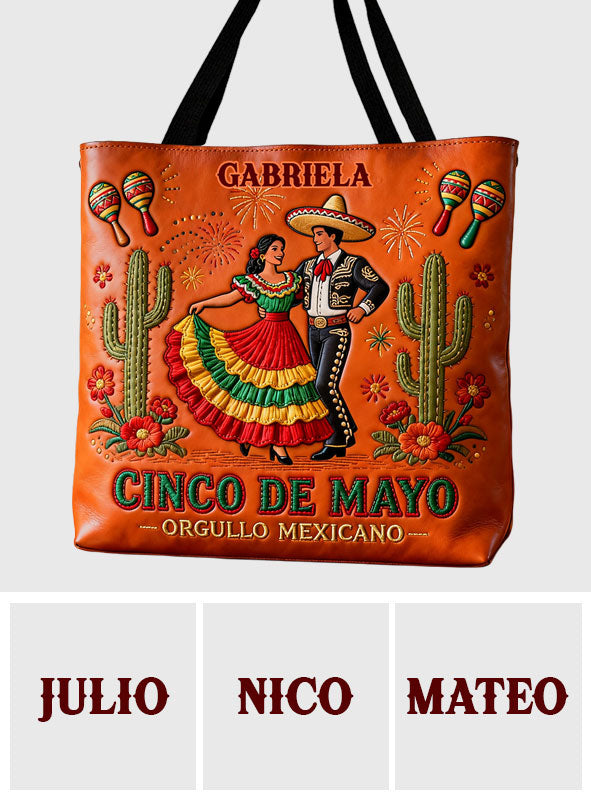 Feiere Cinco De Mayo - Personalisierte Cinco de Mayo Tragetasche