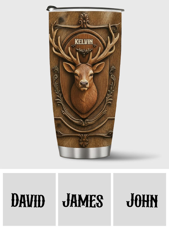 Deer Hunting - Personalized Hunting Tumbler