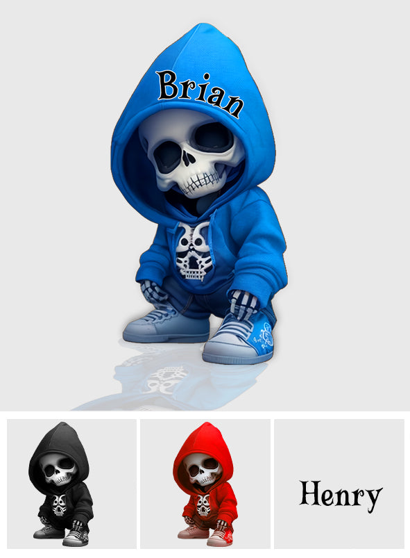 Cool Skull - Personalized Skull Custom Shaped Acrylic Plaque