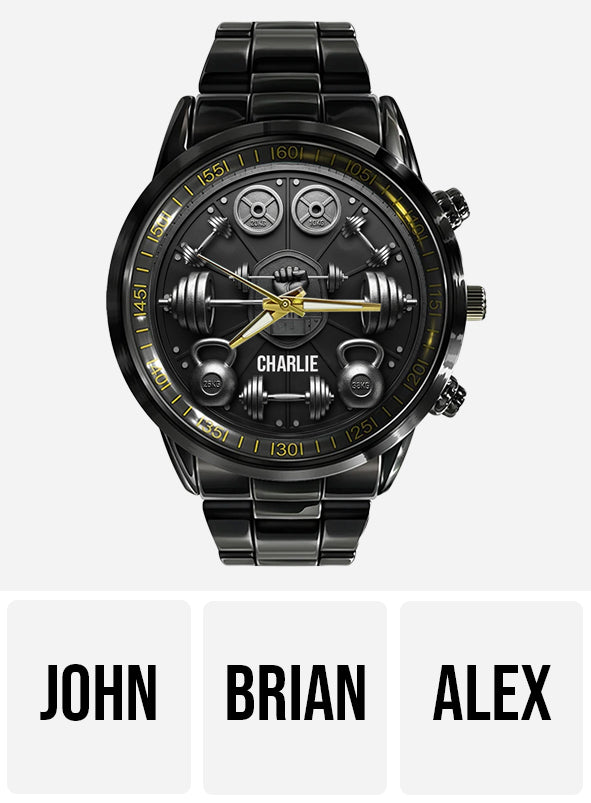 Pas de douleur, pas de gain - Montre de fitness personnalisée