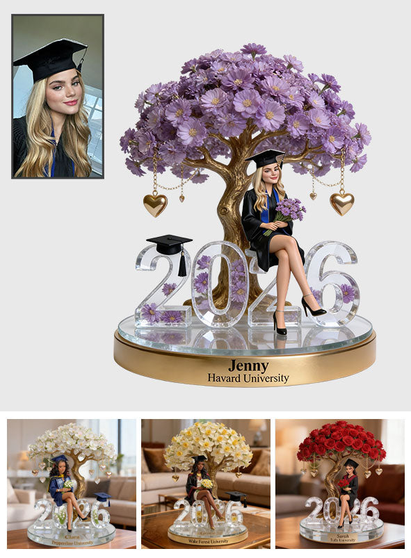 Class Of 2026 - Personalized Graduation Custom Shaped Acrylic Plaque