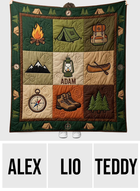 Camping Lover - Personalized Camping Blanket