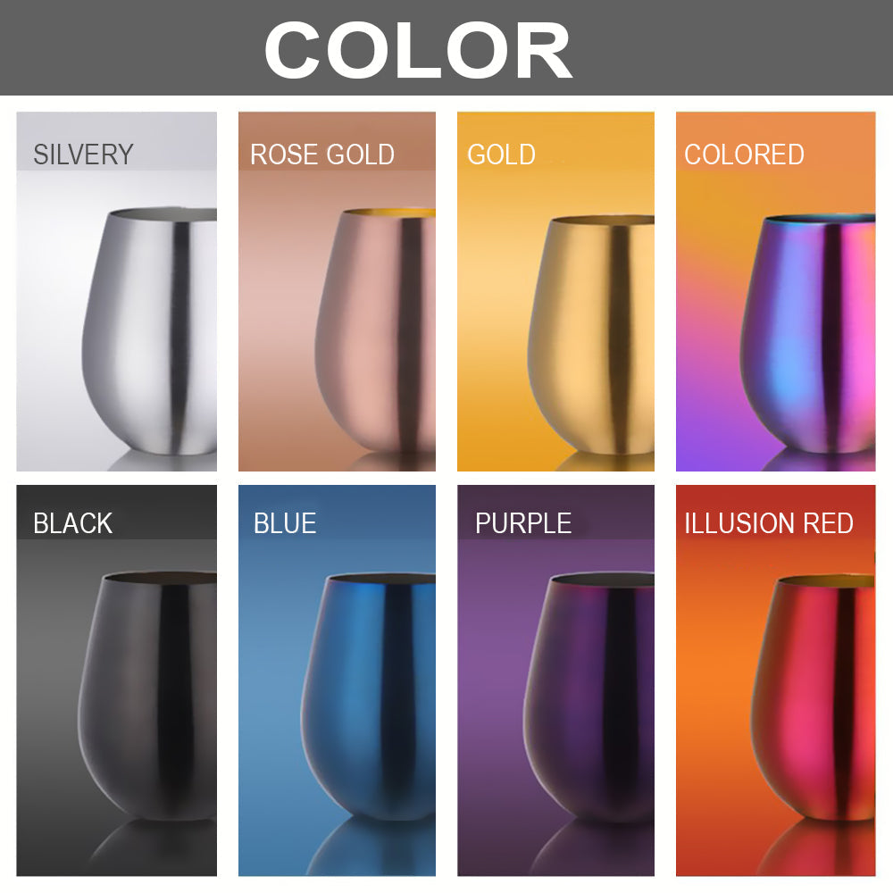 Of All The Vaginas In The World - Personalized Mother Metallic Wine Glass