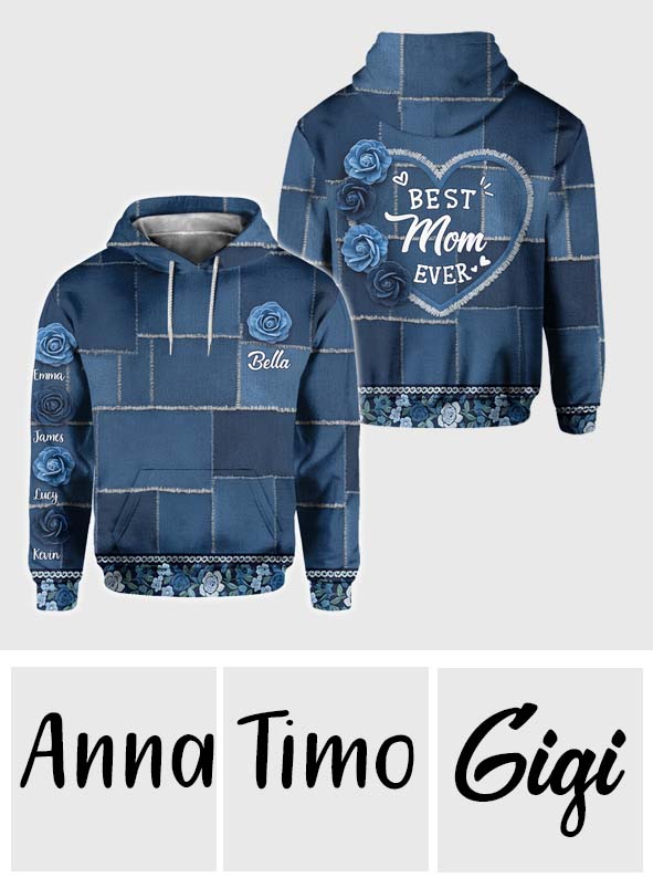 Best Gift For Mom, Grandma - Personalized Mother All Over Shirt