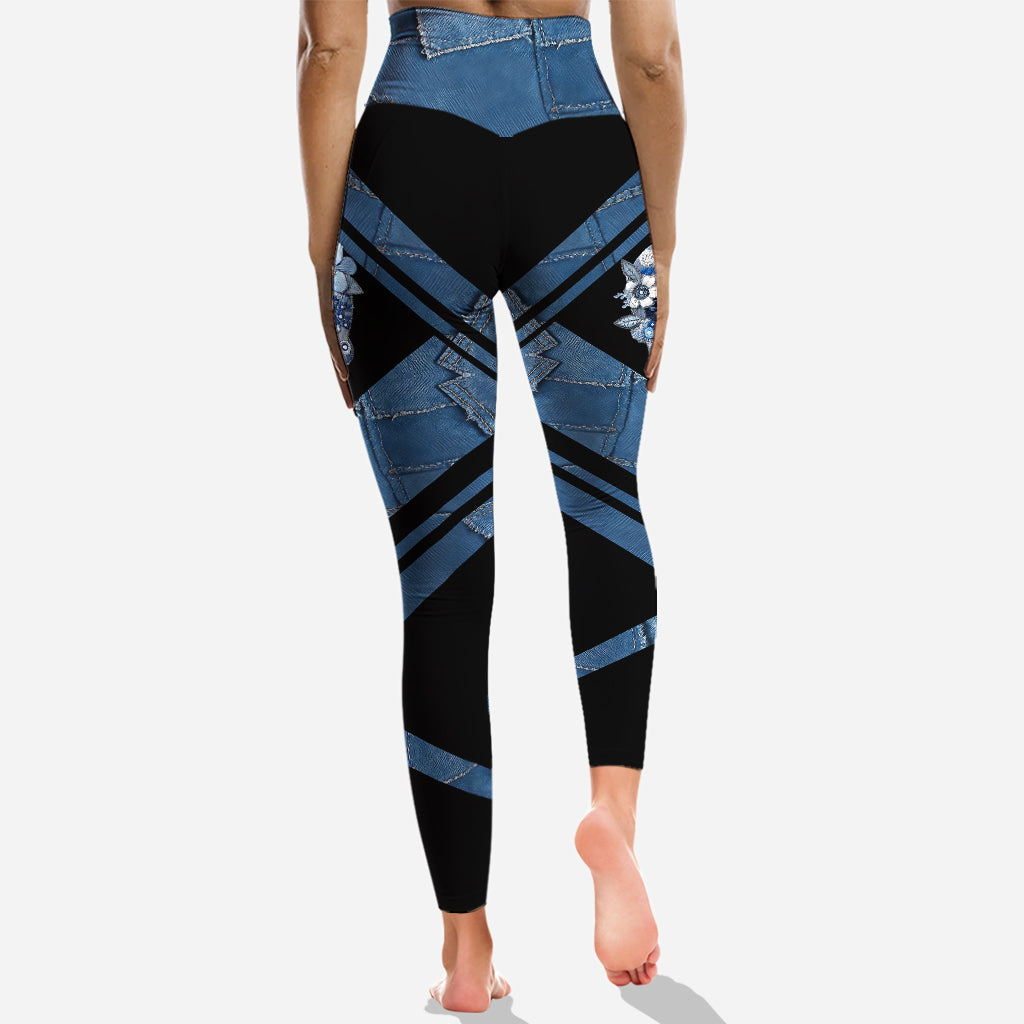 Cool Skull - Personalized Skull Hoodie and Leggings