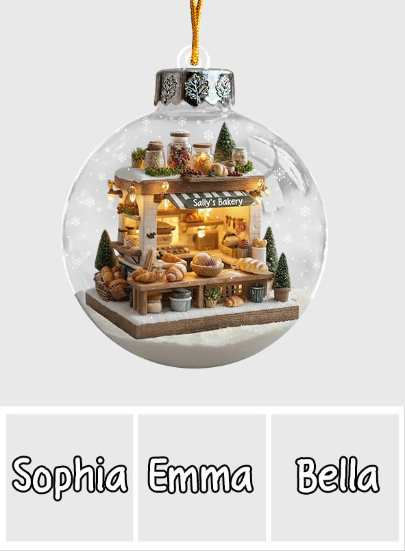 Mini Bakery Christmas - Personalized Baking Ornament