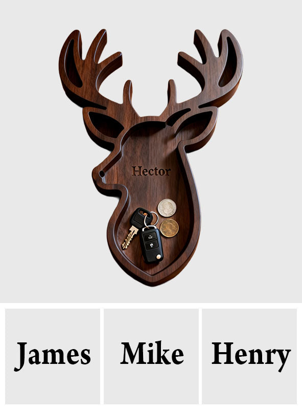 Perfect Gift For Hunting Lover - Personalized Hunting Catch-All Tray