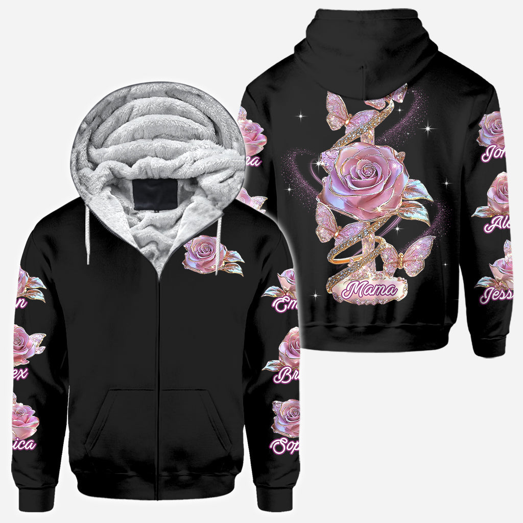 Flowers For Mom Grandma - Personalized Mother All Over Shirt