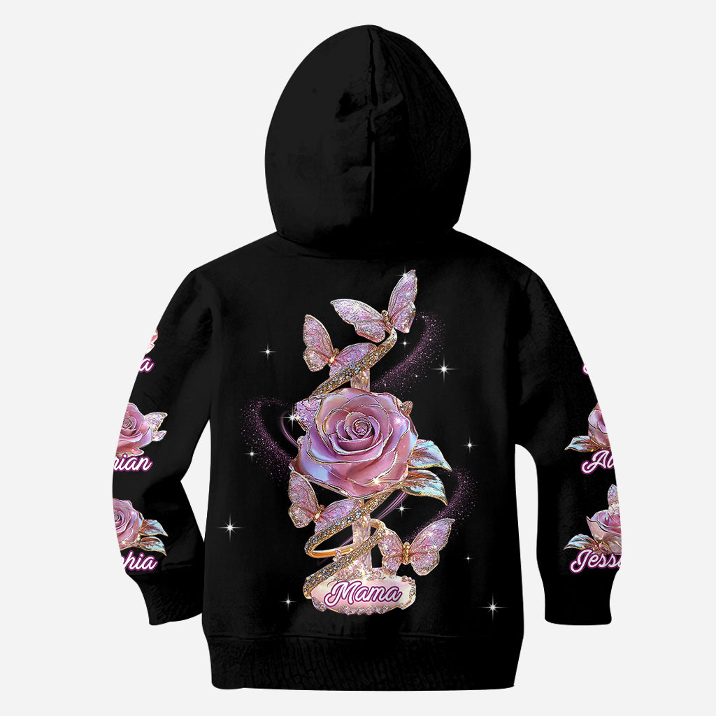 Flowers For Mom Grandma - Personalized Mother All Over Shirt
