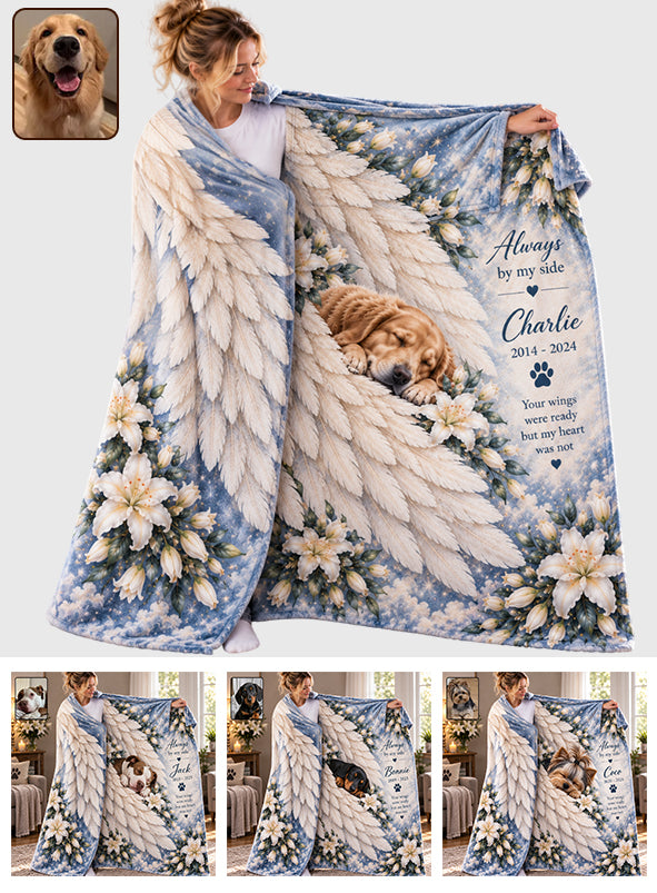 Always By My Side - Personalized Dog Wearable Blanket