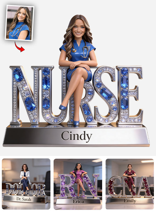 Custom Any Title Gift For Nurse - Personalized Nurse Custom Shaped Acrylic Plaque