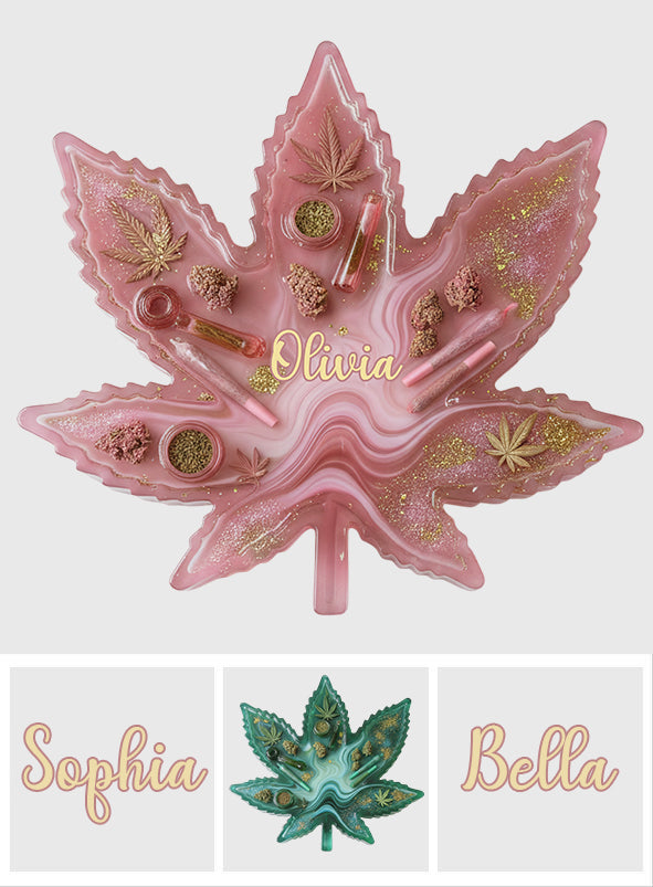 Kiffer & Raucher – Personalisierte Auffangschale für Gras