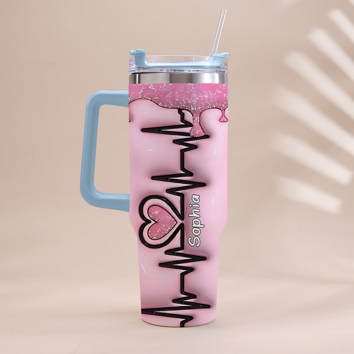 Nurse Life - Personalized Nurse Tumbler With Handle