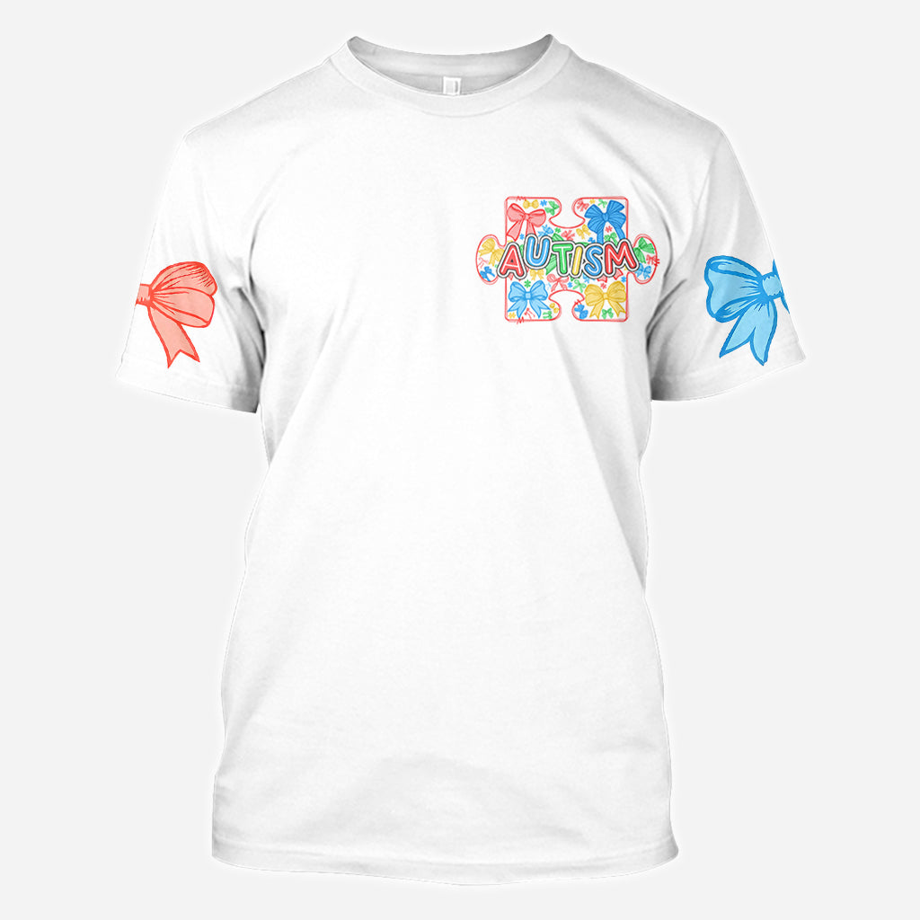 I Would Change The World For You - Autism Awareness All Over Shirt