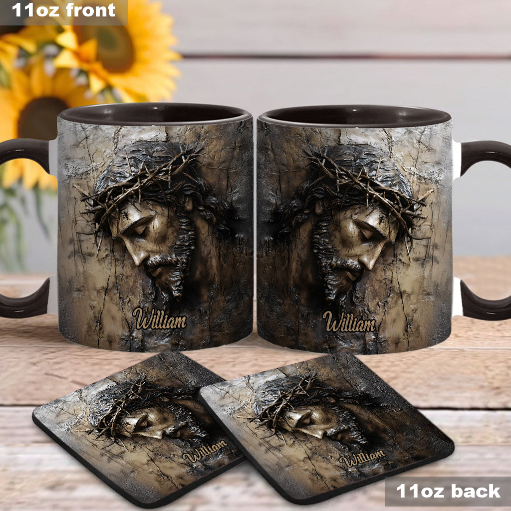 Faith Hope Love - Personalized Christian Accent Mug