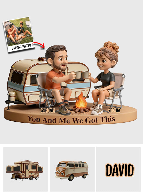 Custom From Any Photo - Personalized Camping - Personalized Camping Custom Shaped Acrylic Plaque