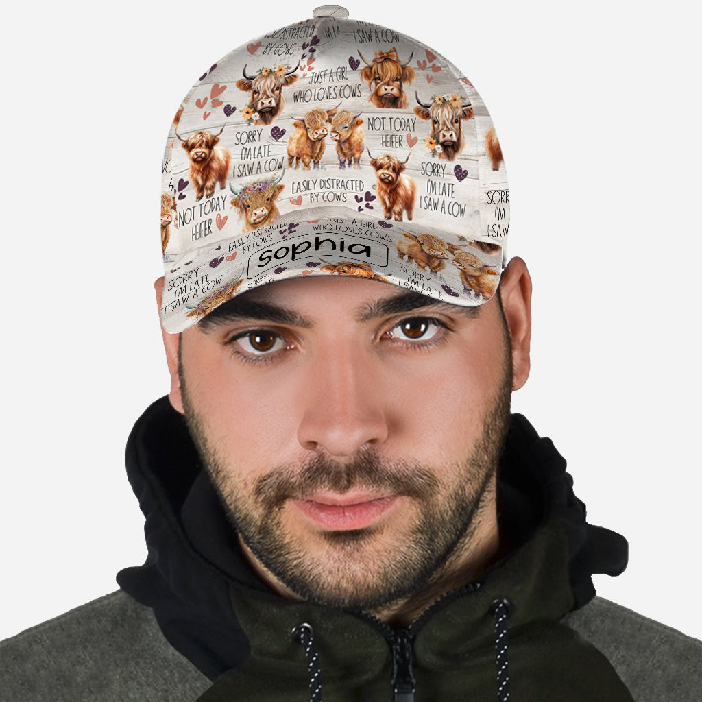 Just A Girl Who Loves Highland Cows - Personalized Highland Cow Classic Cap