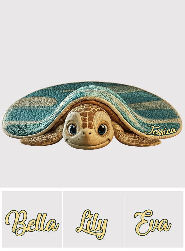 Love Turtle - Personalized Turtle Non-Slip Tufted Rug