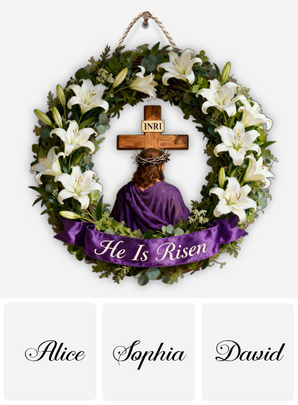 Réfléchissez au chemin du sacrifice, décoration de Pâques - Panneau en bois chrétien personnalisé.