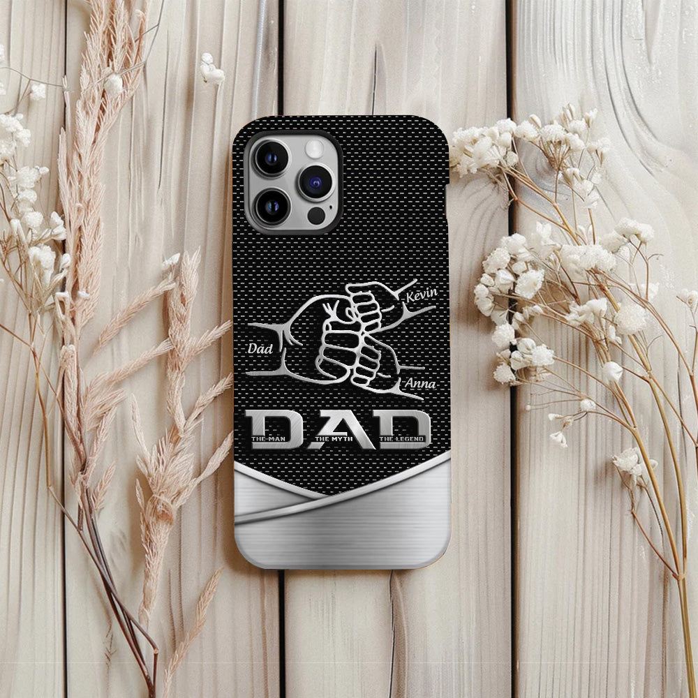 Dad The Man The Myth The Legend First Bump - Personalized Father Full Print Phone Case