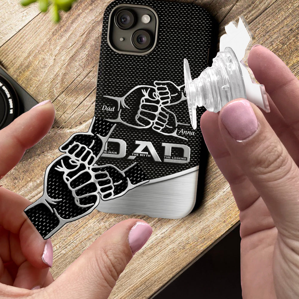 Dad The Man The Myth The Legend First Bump - Personalized Father Full Print Phone Case