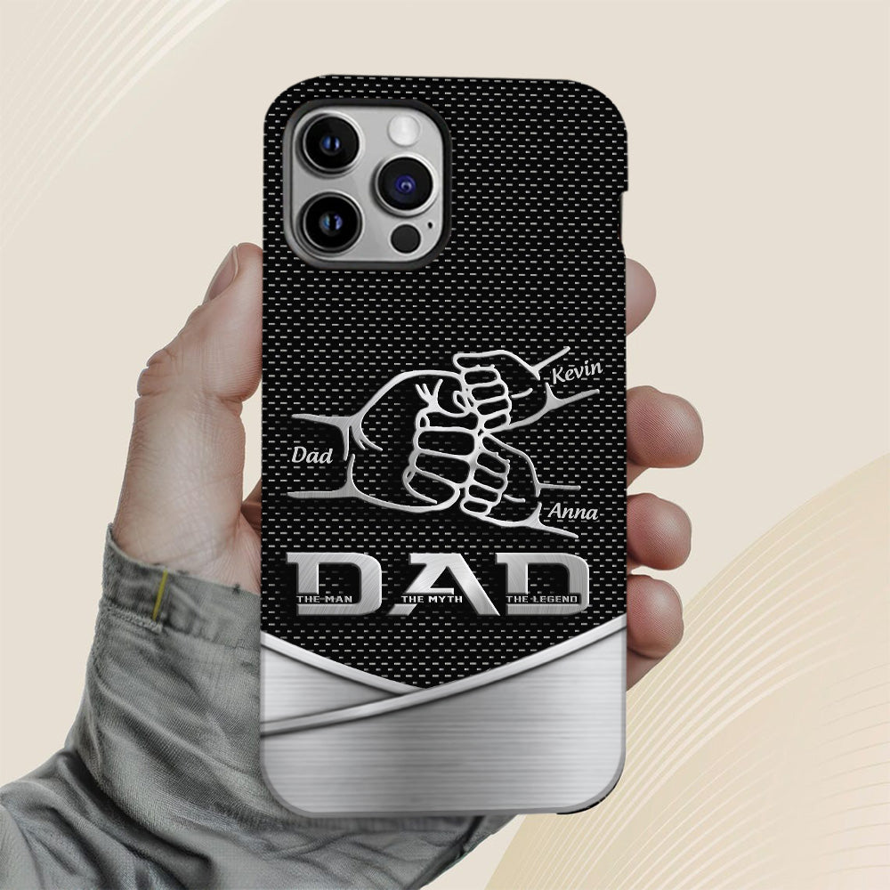 Dad The Man The Myth The Legend First Bump - Personalized Father Full Print Phone Case