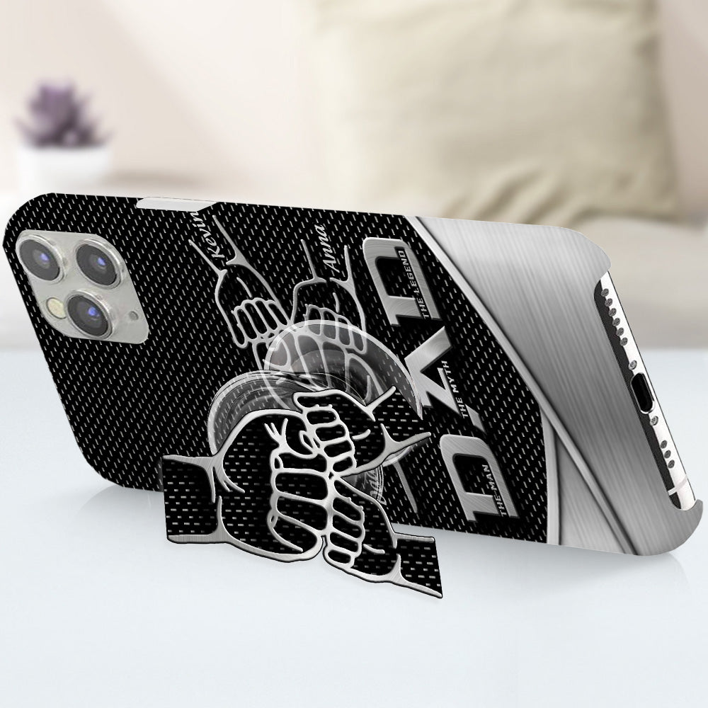 Dad The Man The Myth The Legend First Bump - Personalized Father Full Print Phone Case