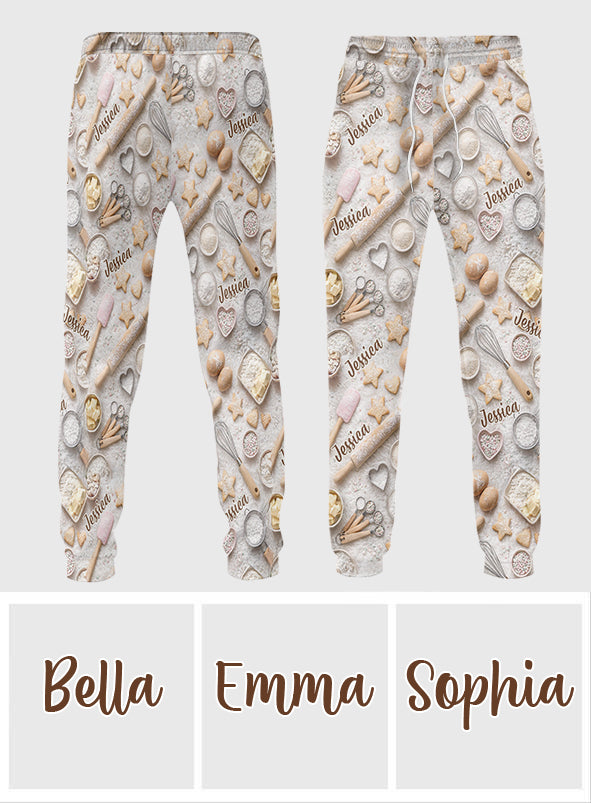 J'adore la pâtisserie - Pantalon de survêtement unisexe personnalisé pour la pâtisserie