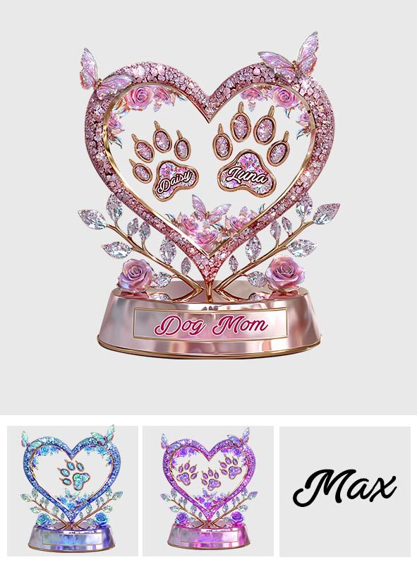 Fur Mama - Personalized Dog Custom Shaped Acrylic Plaque