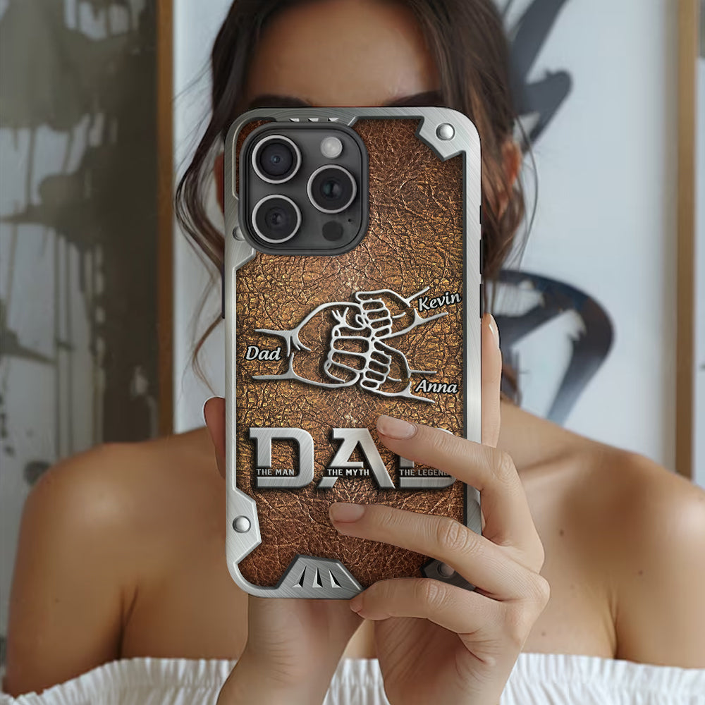 Dad The Man The Myth The Legend First Bump - Personalized Father Full Print Phone Case