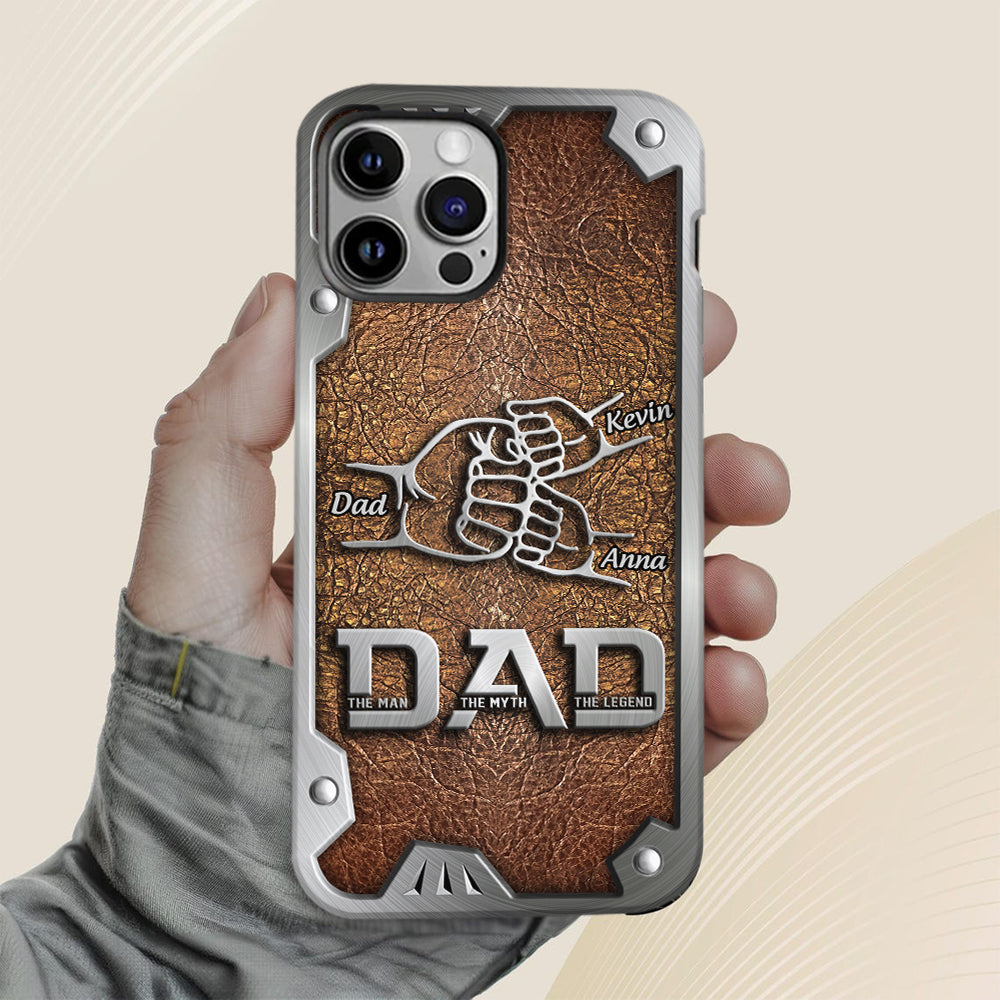 Dad The Man The Myth The Legend First Bump - Personalized Father Full Print Phone Case