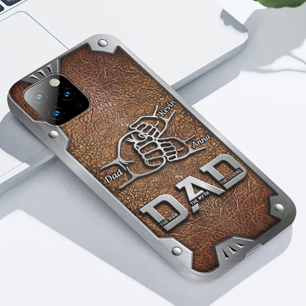 Dad The Man The Myth The Legend First Bump - Personalized Father Full Print Phone Case
